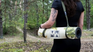 Bawełniany pasek do transportu maty do jogi Fern