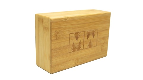 Kostka do jogi z drewna bambusowego