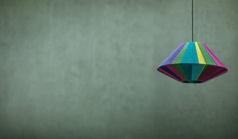 Lampa wisząca BOMBON 1 kolorowa