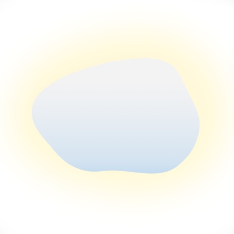 Lustro STAIN I 100 x 72 cm nieregularne podświetlane LED do łazienki