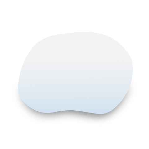 Lustro STAIN II 60 x 43 cm podświetlane LED nieregularne do łazienki