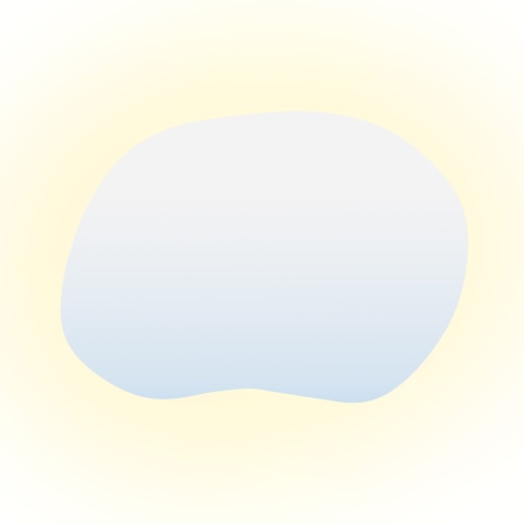 Lustro STAIN II 70 x 50 cm podświetlane LED nieregularne do łazienki