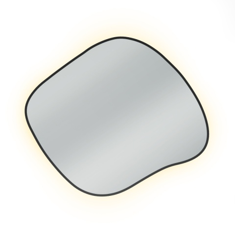 Lustro STAIN III 90 x 77 cm podświetlane LED nieregularne do łazienki