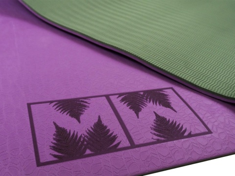 Mata do ćwiczeń fitness z pianki TPE Rosy Forest