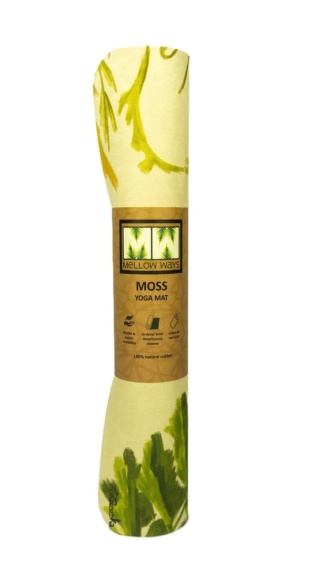 Mata do jogi MOSS Agria z naturalnego kauczuku i mikrofibry KOLOR