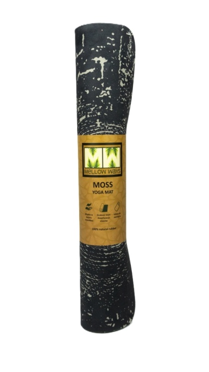 Mata do jogi z naturalnego kauczuku i mikrofibry MOSS Timber