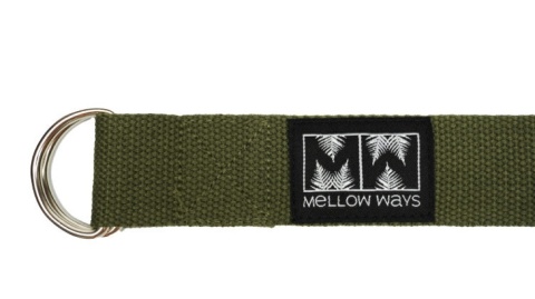 Pasek do jogi z bawełny 3,8x250cm Fern