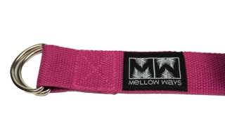 Pasek do jogi z bawełny 3,8x250cm Rosy