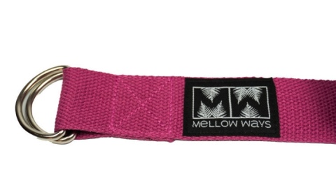 Pasek do jogi z bawełny 3,8x250cm Rosy