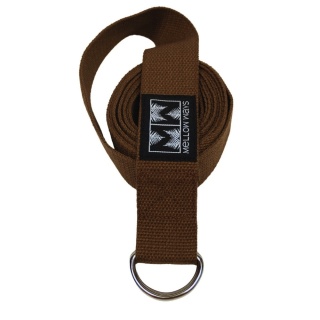 Pasek do jogi z bawełny 3,8x250cm Umber