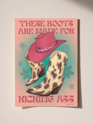 Plakat BOOTS 30 x 40 cm