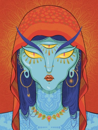 Plakat GOLDEN 30 x 40 cm