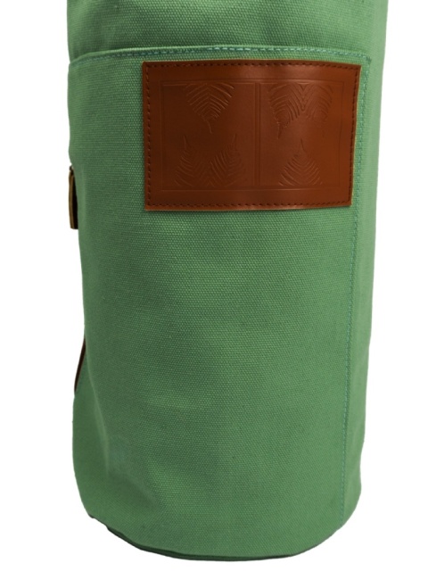 Pokrowiec na matę do jogi z bawełny SAGE Mint