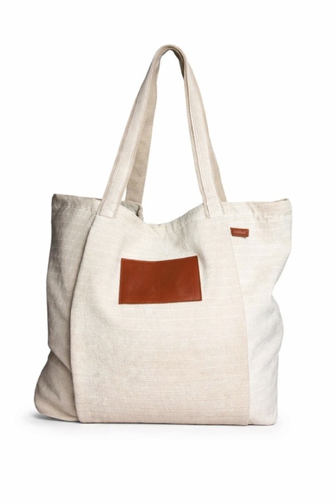 Torba sportowa z opcja transportu maty do jogi TANSY Cream