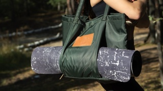 Torba sportowa z opcja transportu maty do jogi TANSY Fern