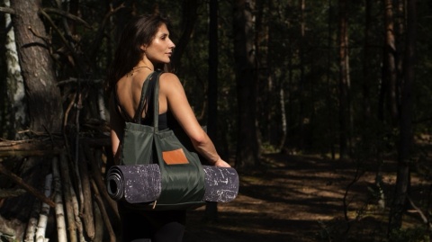Torba sportowa z opcja transportu maty do jogi TANSY Fern