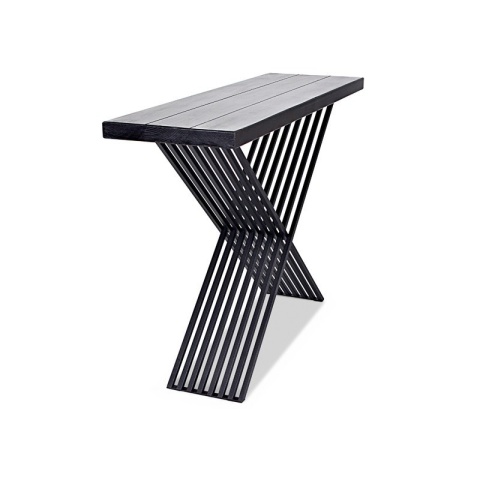 Konsola ALEX 110 x 35 cm lita sosna i metal