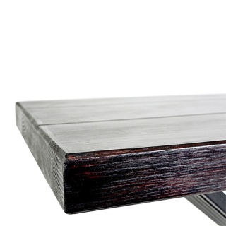 Konsola ALEX 110 x 35 cm lita sosna i metal