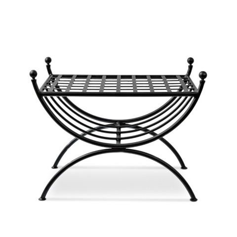 Siedzisko ROMA metalowe czarne