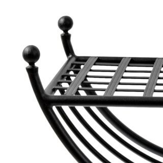 Siedzisko ROMA metalowe czarne