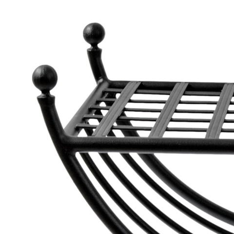 Siedzisko ROMA metalowe czarne