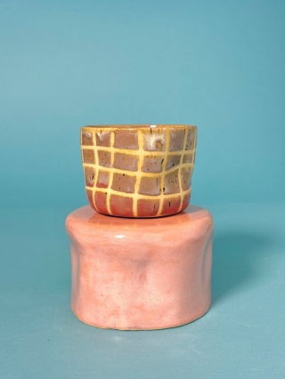 Kubek Krzywusek 150 ml malinowa chmurka