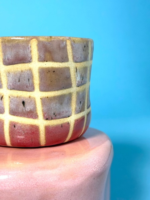 Kubek Krzywusek 150 ml malinowa chmurka