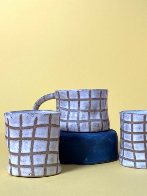 Kubek Krzywusek 220 ml betonowy