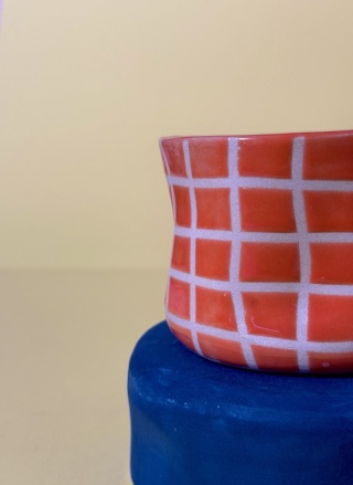 Kubek Krzywusek 250 ml pomarańczowy