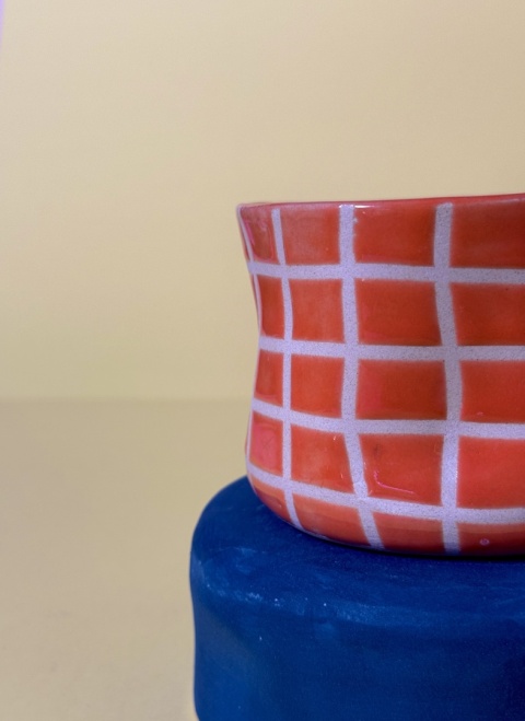 Kubek Krzywusek 250 ml pomarańczowy