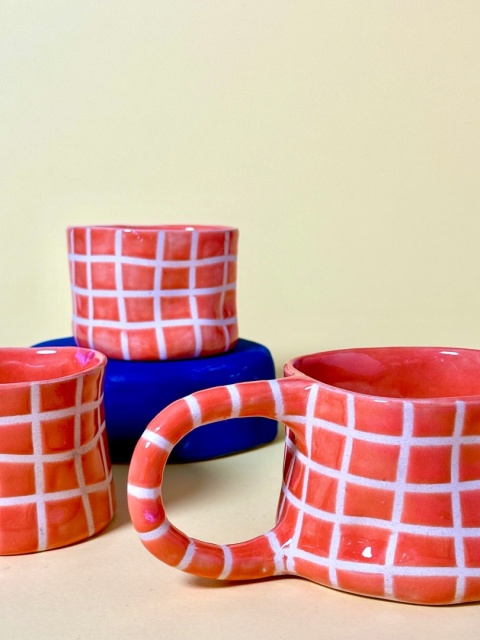 Kubek Krzywusek 250 ml pomarańczowy