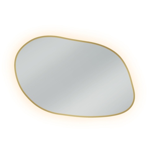 Lustro STAIN IV 70 x 50 cm podświetlane LED obłe nieregularne do łazienki