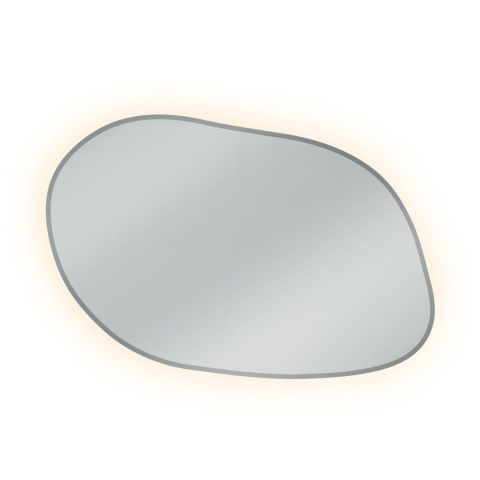 Lustro STAIN IV 90 x 64 cm podświetlane LED obłe nieregularne do łazienki