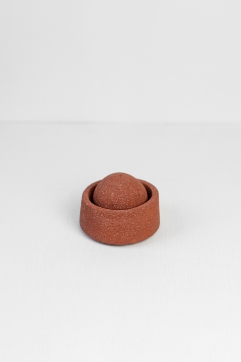 Podstawka ceramiczna na kadzidełko AKA OBAKE mini ceglana