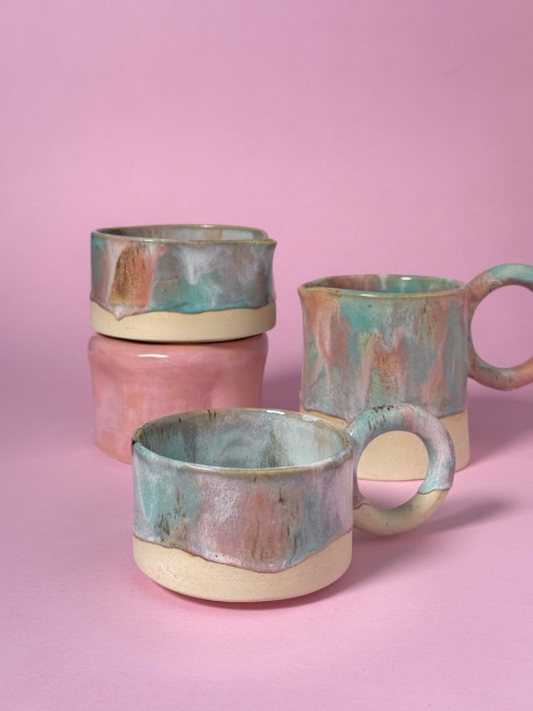 Miseczka do matchy z dziubkiem (Matchawan) Wata cukrowa