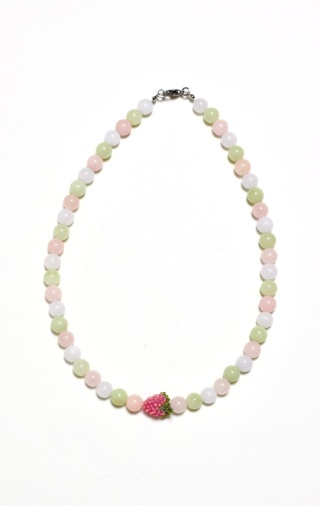 Naszyjnik damski PASTELOWY MORGANIT jasny