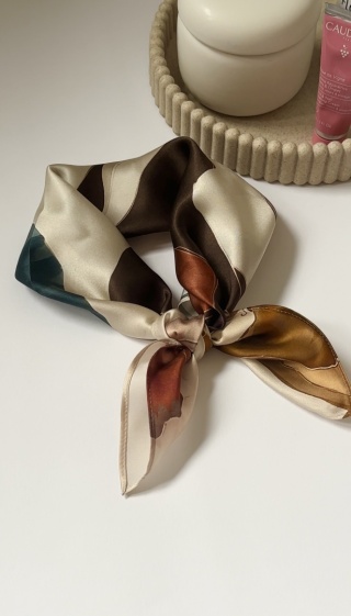 Szalik jedwabny №74 LEKKOŚĆ kolorowy