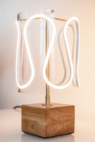 Lampa dekoracyjna ARCH lite drewno