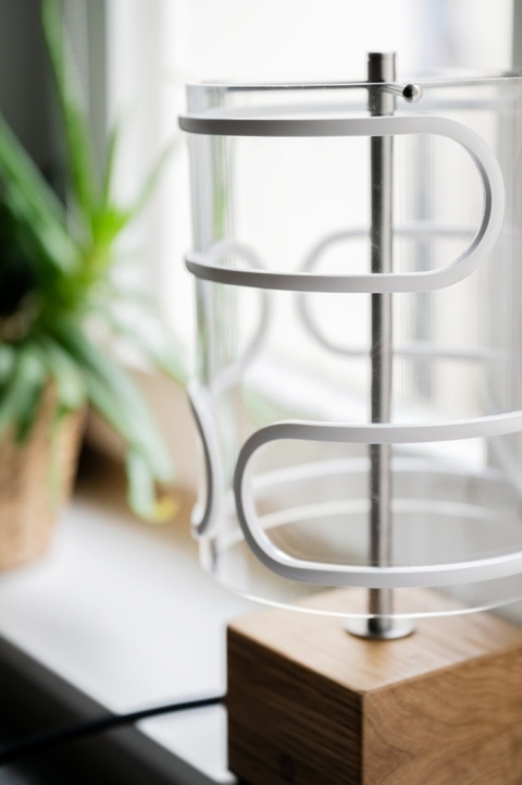 Lampa stołowa dekoracyjna CLOUD lite drewno