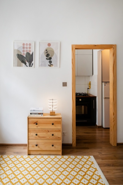 Lampa stołowa dekoracyjna CLOUD lite drewno