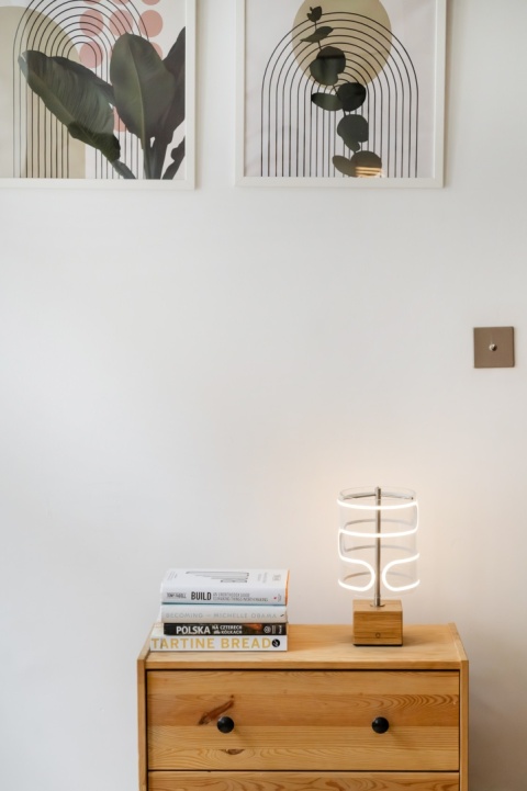 Lampa stołowa dekoracyjna CLOUD lite drewno