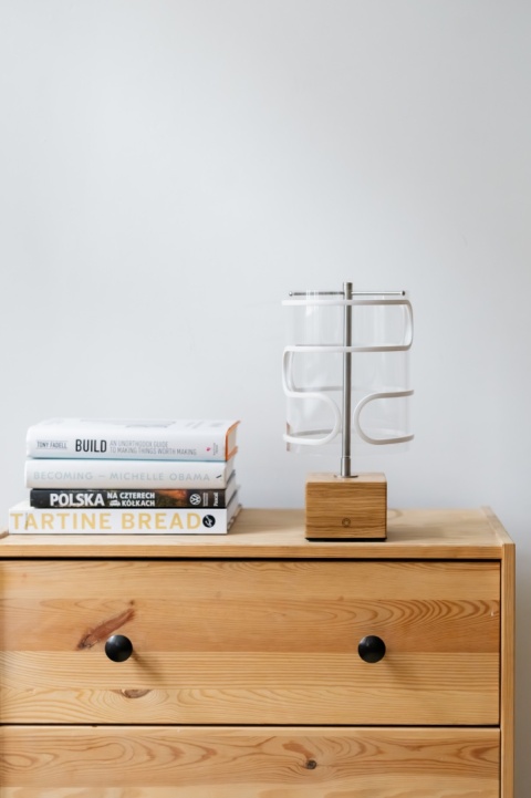 Lampa stołowa dekoracyjna CLOUD lite drewno