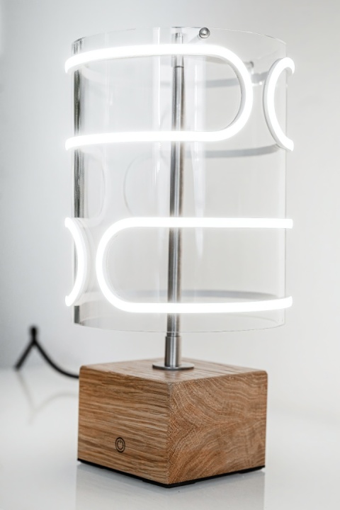 Lampa stołowa dekoracyjna CLOUD lite drewno