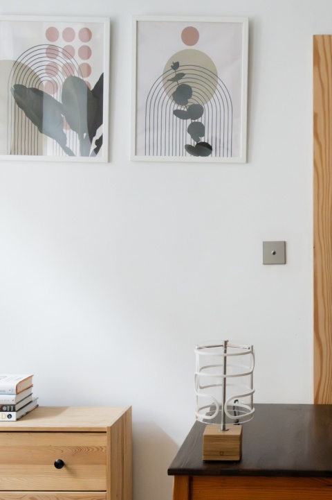 Lampa stołowa dekoracyjna CLOUD lite drewno