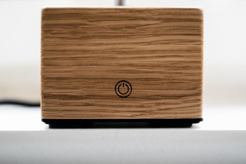 Lampa stołowa dekoracyjna SPRING lite drewno