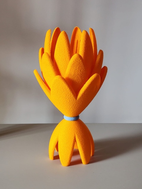 Lampka nocna ETNO organiczna 36 cm beżowa