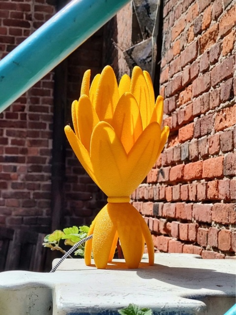 Lampka nocna ETNO organiczna 36 cm jasny róż