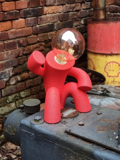 Lampka nocna ŚWIATŁOZIOM ludzikowata niebieska