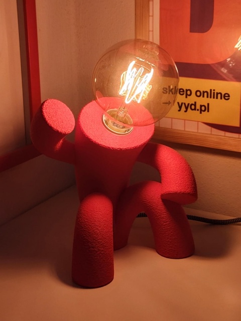 Lampka nocna ŚWIATŁOZIOM ludzikowata niebieska