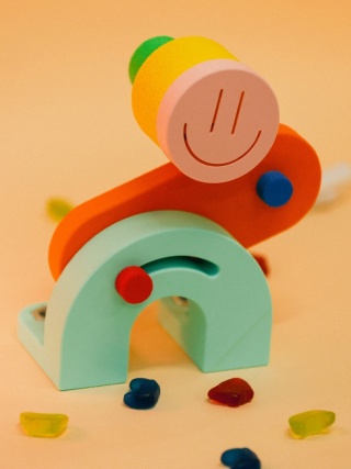 Lampka nocna SKŁADAK VEL GIBEK kolorowa